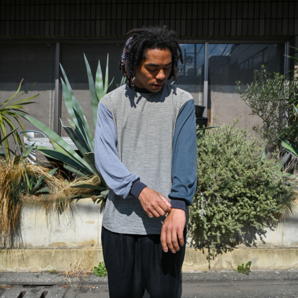 ONC MERINO × SUPPLY /// Extrafine Merino Wool Crazy Panel L/S 018