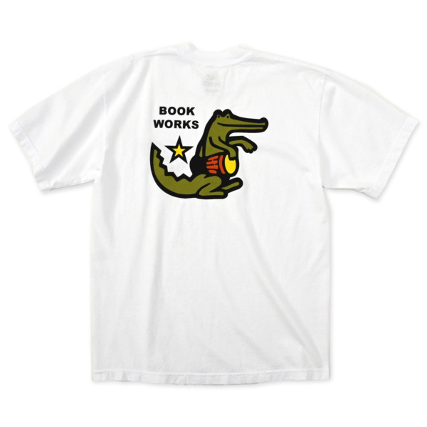 BOOK WORKS /// CONGA CROC S/S Tee White 01