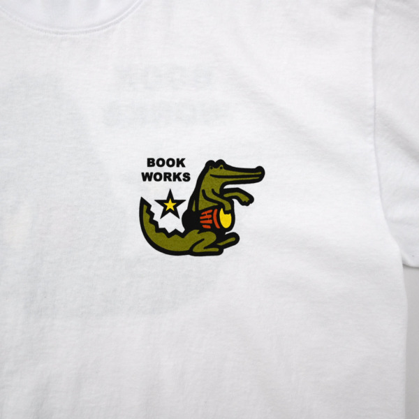 BOOK WORKS /// CONGA CROC S/S Tee White 03