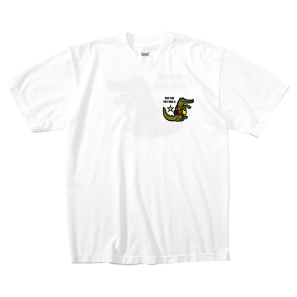 BOOK WORKS /// CONGA CROC S/S Tee White 02