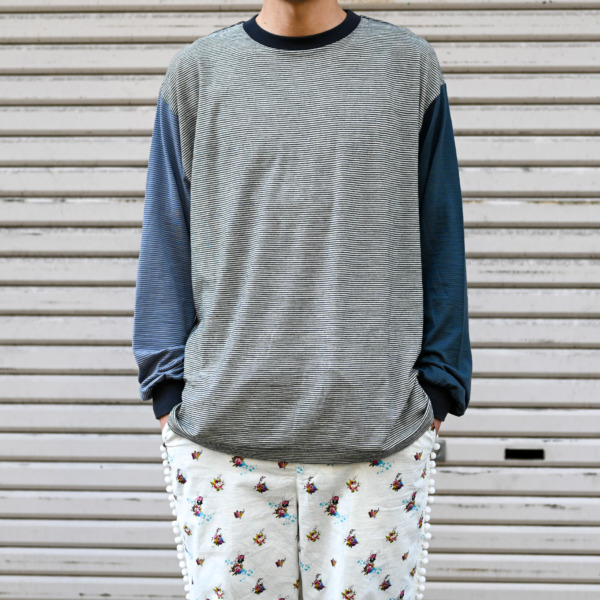 ONC MERINO × SUPPLY /// Extrafine Merino Wool Crazy Panel L/S 07