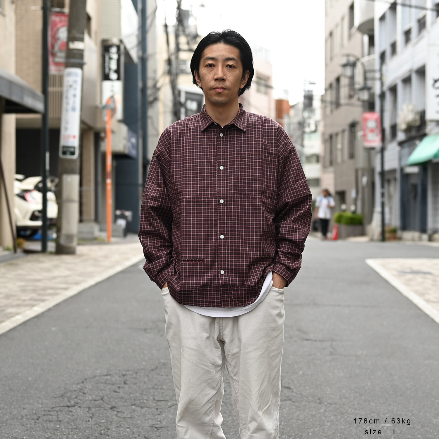 NOROLL (NORMAL L/S Shirts Red) 通販 ｜ SUPPLY TOKYO online store