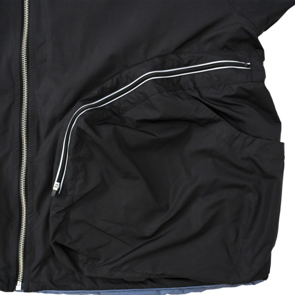 NOROLL /// SWITCH PARKA Black × Blue 03