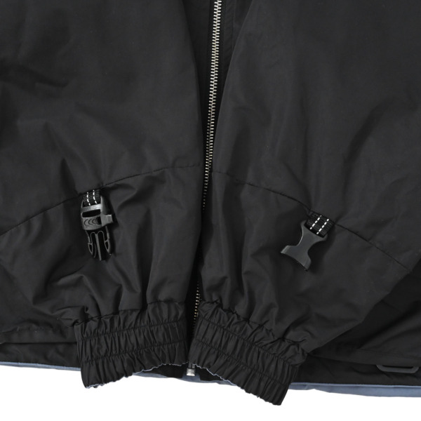 NOROLL /// SWITCH PARKA Black × Blue 04