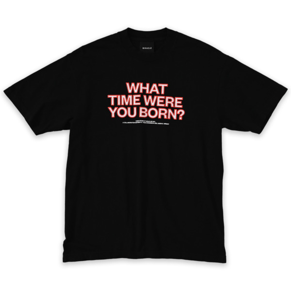 Miracle Seltzer  /// WHAT TIME? S/S Black 01