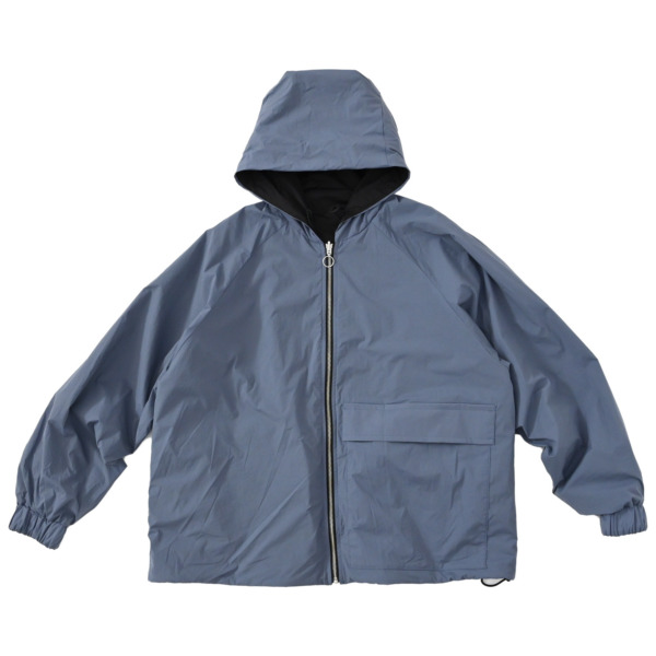 NOROLL /// SWITCH PARKA Black × Blue 05