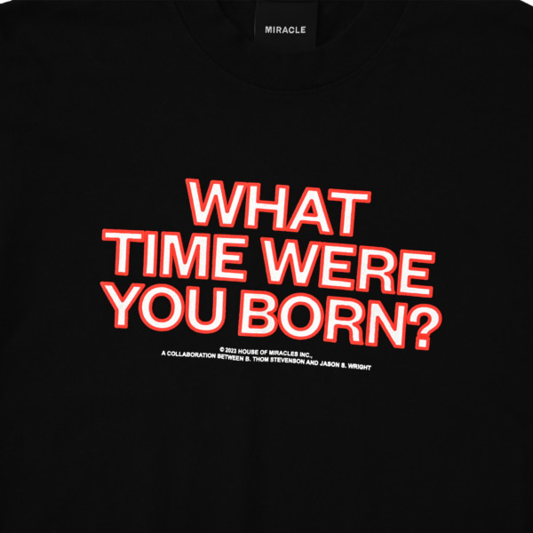 Miracle Seltzer  /// WHAT TIME? S/S Black 02