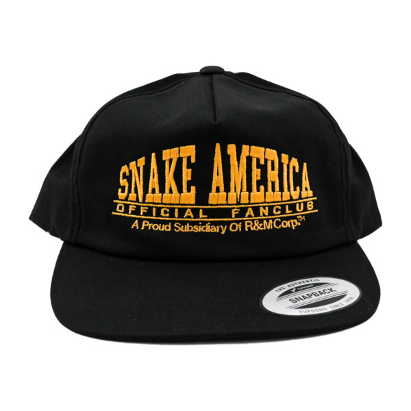 Snake America /// Embroidered fan club hat 01
