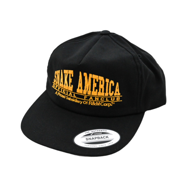 Snake America /// Embroidered fan club hat 02