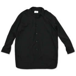 URU /// ZIP UP HALF COAT Black