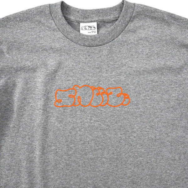 Sneeze Magazine /// LOGO T-SHIRT Heather Grey 02