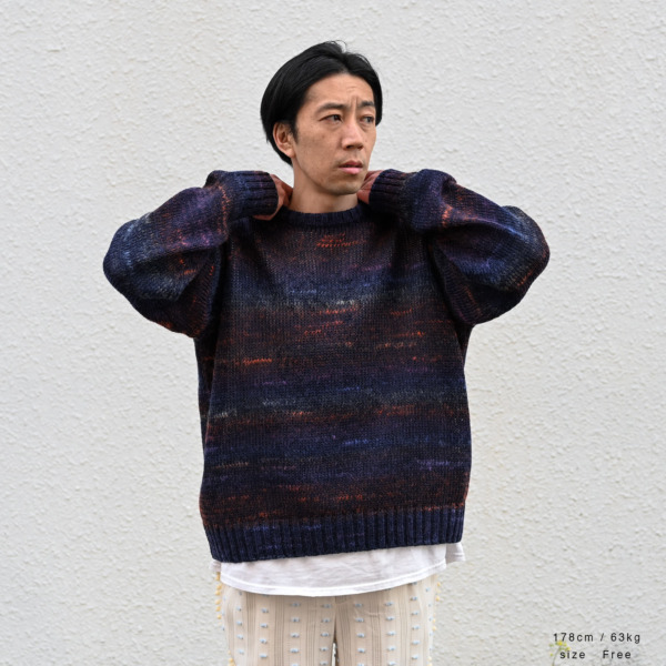 URU /// CREW NECK KNIT B.Navy 05