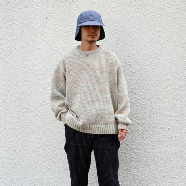 URU /// CREW NECK KNIT L.Beige 06