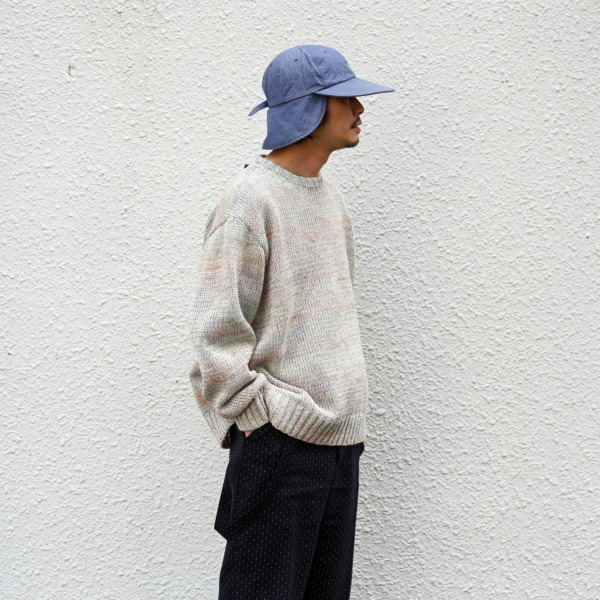 URU /// CREW NECK KNIT L.Beige 07