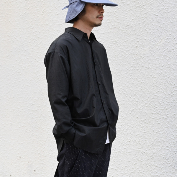 URU /// LONG SLEEVE SHIRTS Black 05