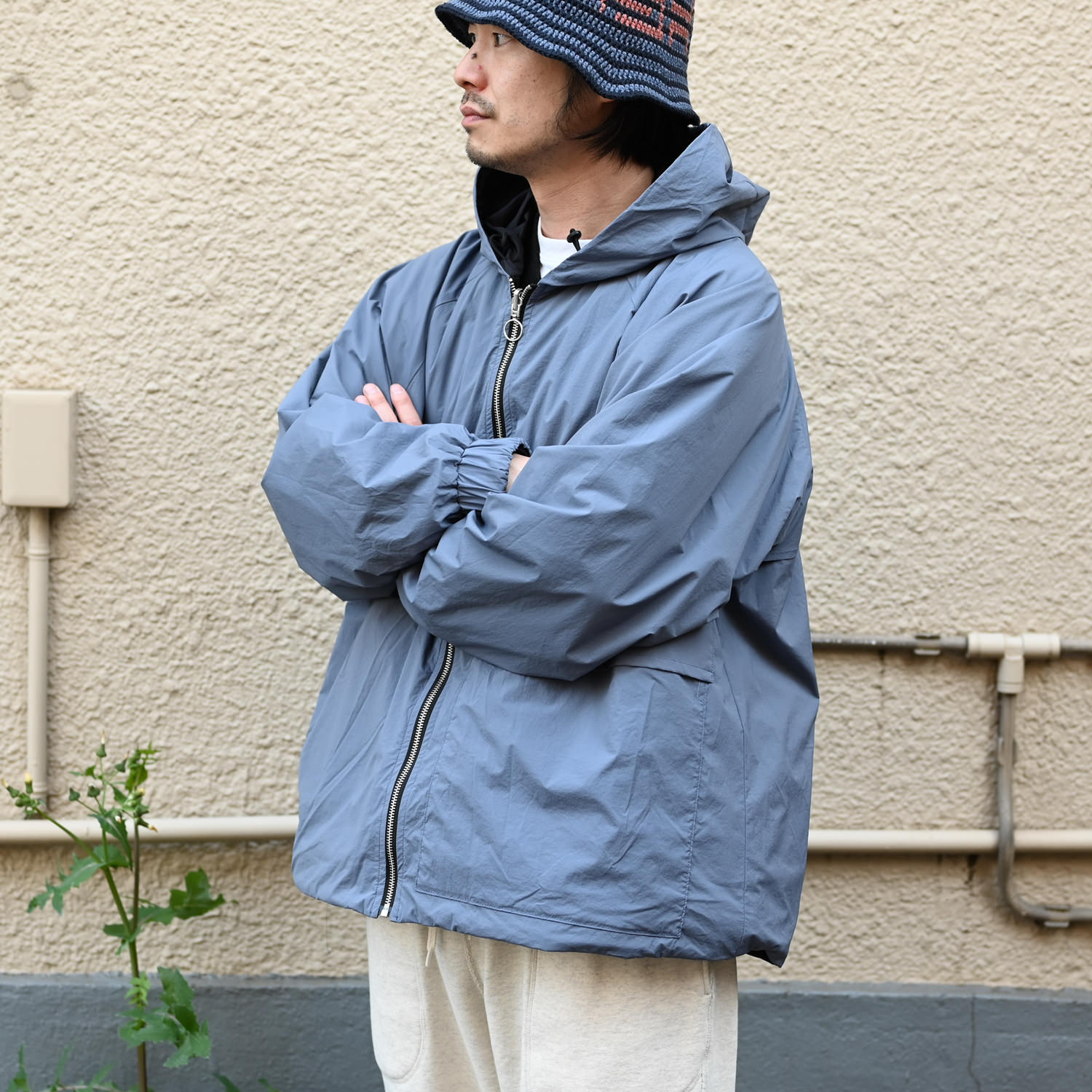 NOROLL (SWITCH PARKA Black × Blue) 通販 ｜ SUPPLY TOKYO online store