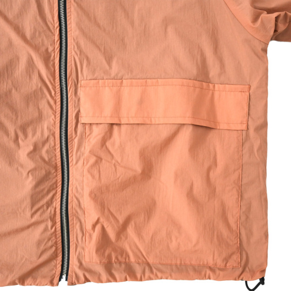 NOROLL /// SWITCH PARKA Olive × Pink 06