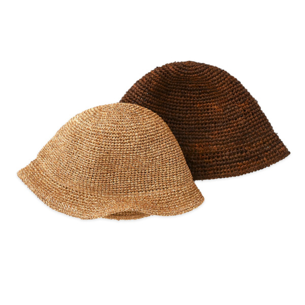 NOROLL /// DETOURS RAFFIA HAT 01