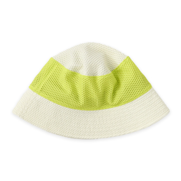 SUPPLY × NOROLL /// S/N Mesh Hat White × Lime 01