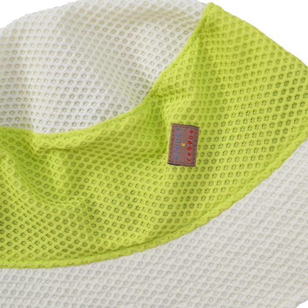 SUPPLY × NOROLL /// S/N Mesh Hat White × Lime 03