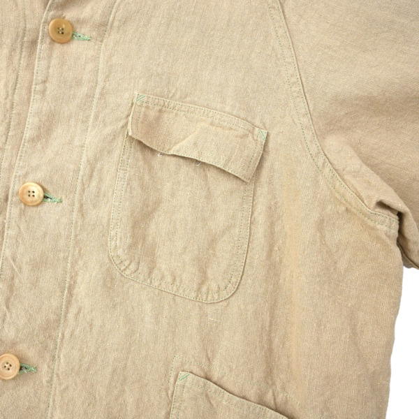 gourmet jeans /// 4 BUTTON COVER ALL Hemp 03