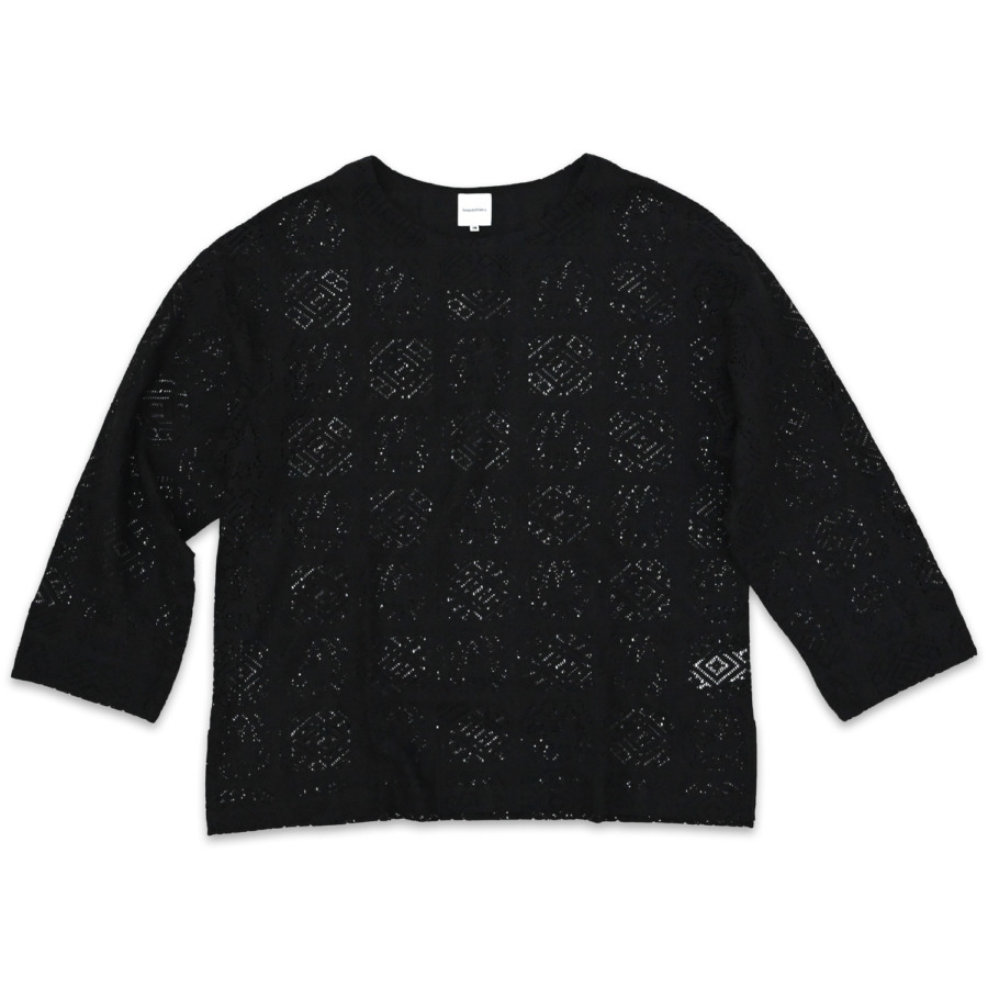 Sasquatchfabrix. (JAH LION LACE L/S SMOCK Black) 通販