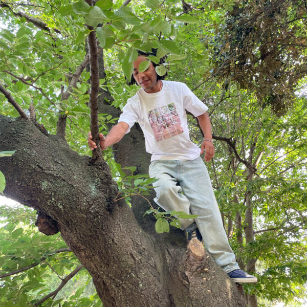 PAJA STUDIO /// Safari photo tee White 03