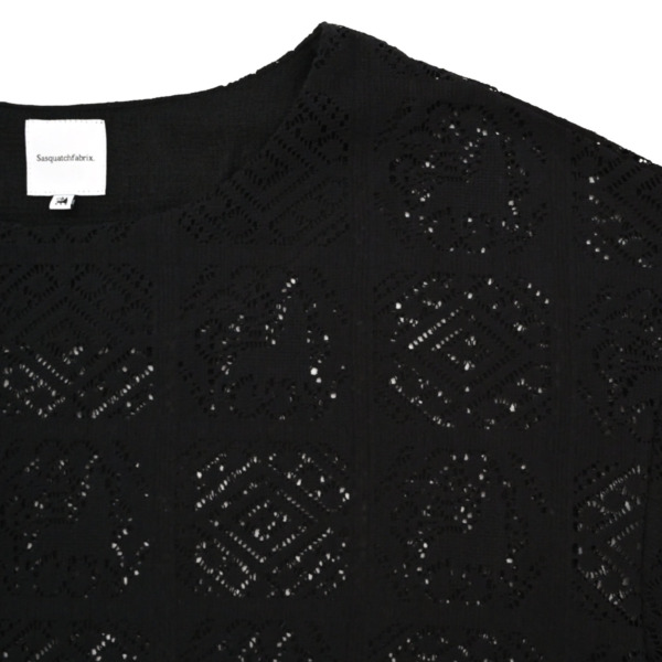 Sasquatchfabrix. /// JAH LION LACE L/S SMOCK Black 02