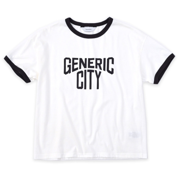 Sasquatchfabrix. /// TRIM H/S T-SHIRTS “GENERIC CITY” White 01