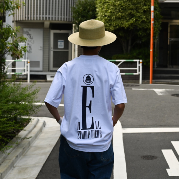 BELL STAMP WEAR /// BIG E TEE White 04