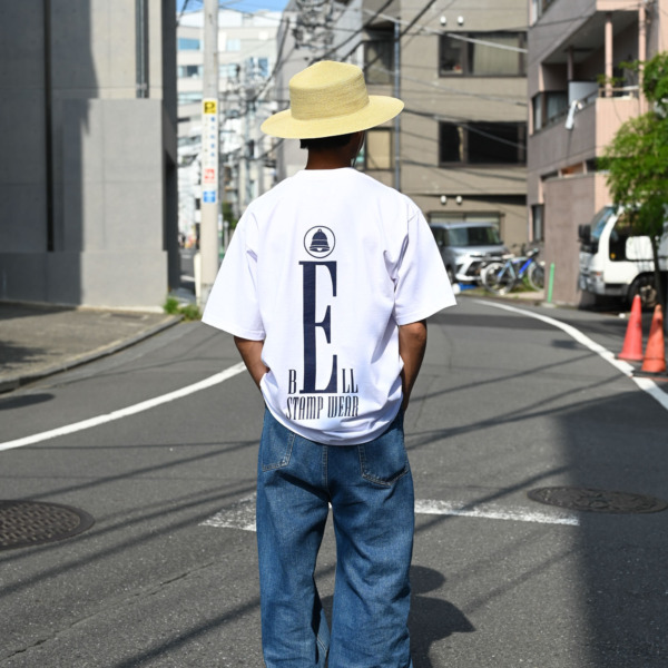 BELL STAMP WEAR /// BIG E TEE White 06