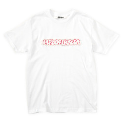 Midorikawa /// Nesm logo L/S Tee White × Ivory
