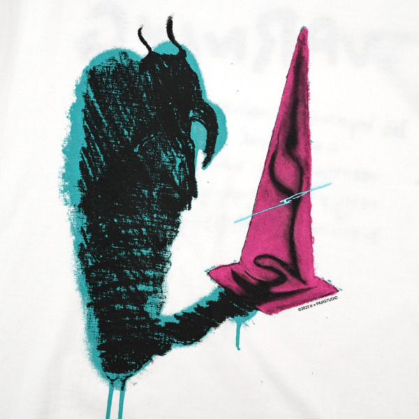 PAJA STUDIO × iz /// Stranger tee White 02