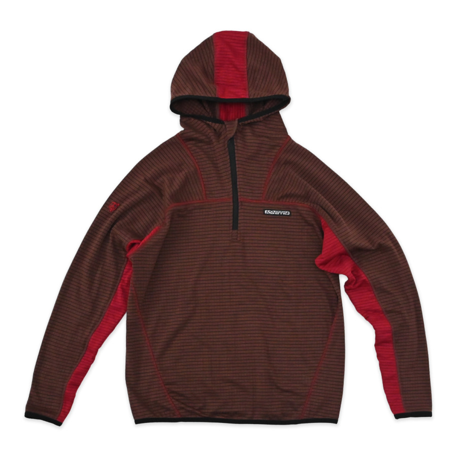 sexhippies (GRID FLEECE HOODED PULLOVER Dark Teddy/Crimson) 通販 | SUPPLY TOKYO online store