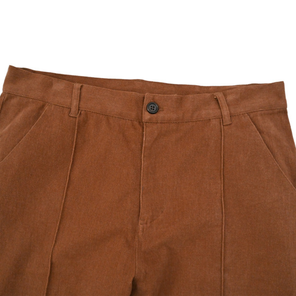 sexhippies /// STITCHED CREASE WORK PANT Chestnut 03