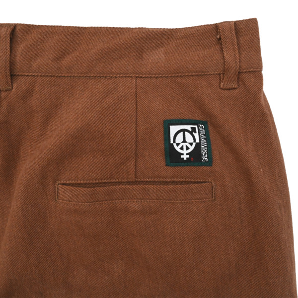 sexhippies /// STITCHED CREASE WORK PANT Chestnut 05