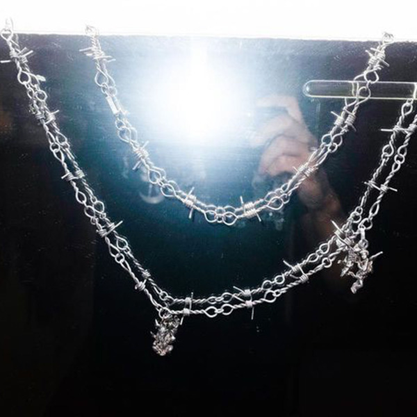 HANDMADE /// Barbed Wire Necklace 06