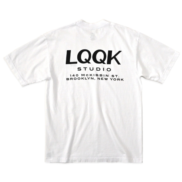 LQQK STUDIO /// LQQK SHOP SHIRTS S/S TEE White 01