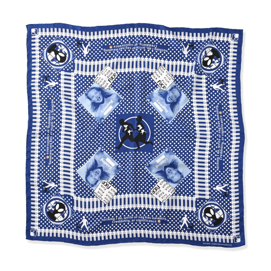 BIAS DOGS (ISOLATE Scarf Blue) 通販 | SUPPLY TOKYO online store