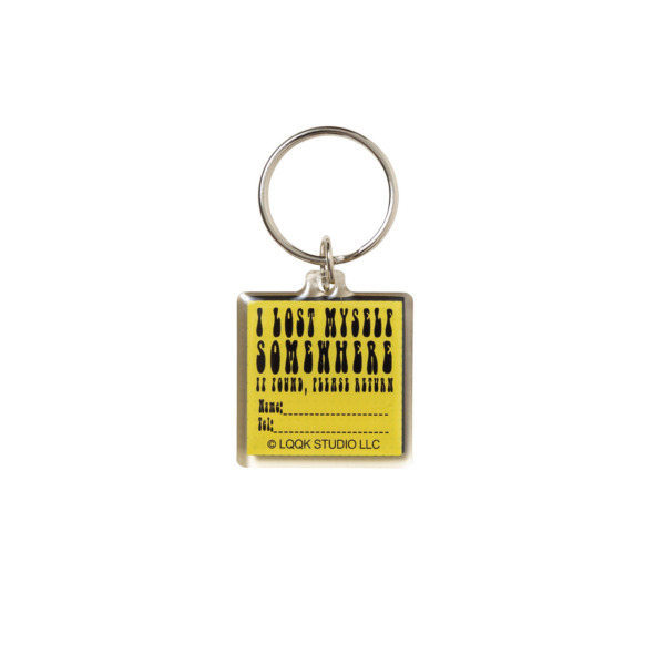 LQQK STUDIO /// I LOST MYSELF KEYCHAIN 03