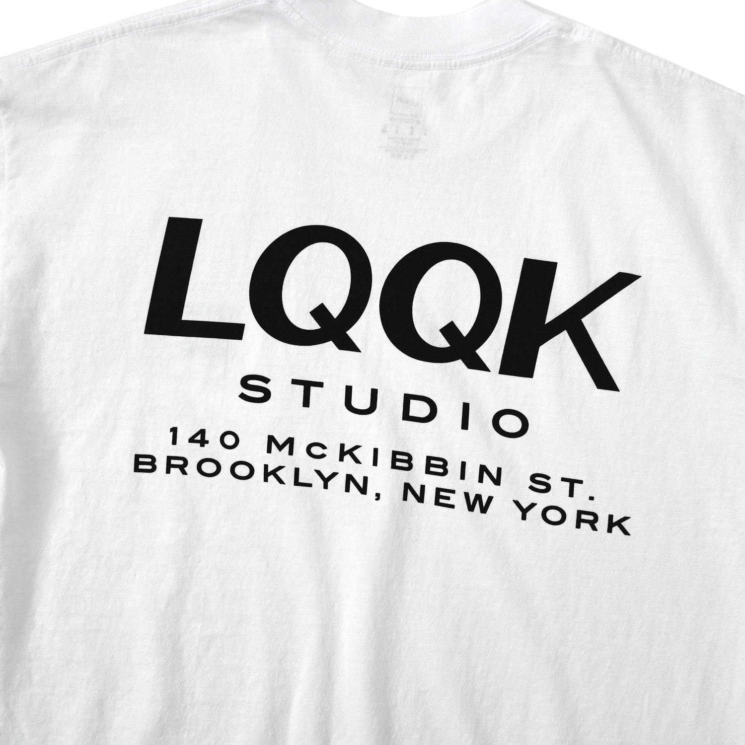 LQQK STUDIO SHOP SHIRTS S/S TEE White XL - Tシャツ/カットソー(半袖