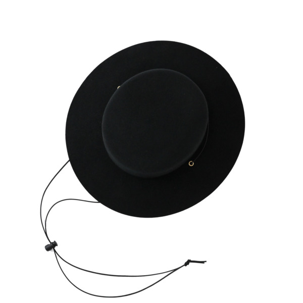 bocodeco /// Wool Felt Over Hat Black 02