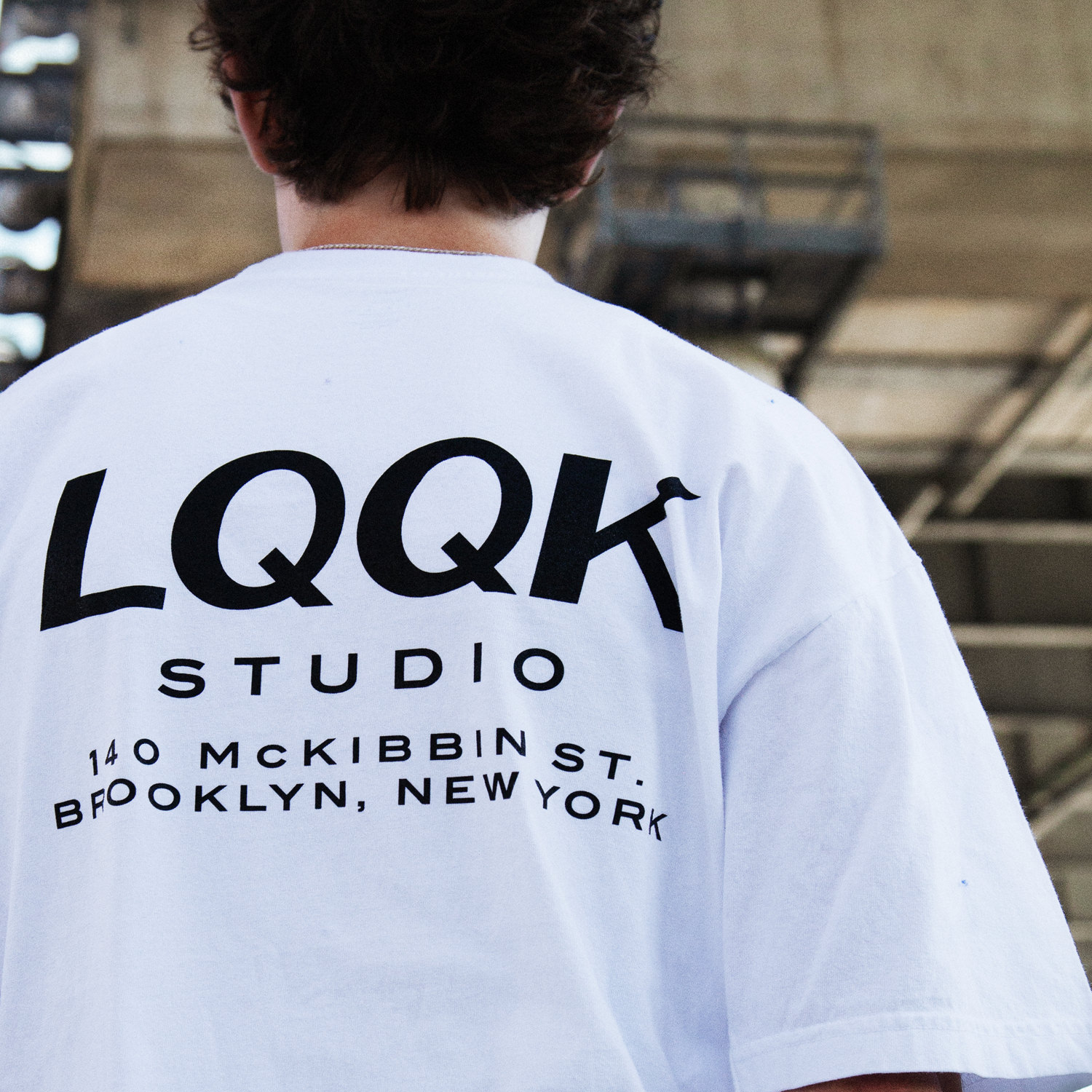 LQQK STUDIO SHOP SHIRTS S/S TEE White XL - Tシャツ/カットソー(半袖