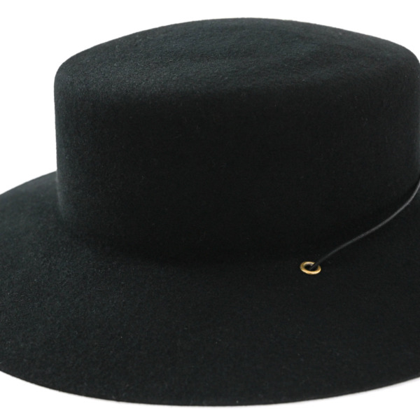 bocodeco /// Wool Felt Over Hat Black 03