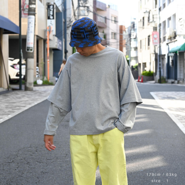 URU /// CREW NECK L/S TEE H.Gray 04