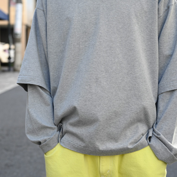 URU /// CREW NECK L/S TEE H.Gray 05