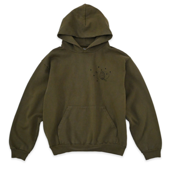 BOOK WORKS X (UN) PROJECTS /// THINK TWICE HOODY Army Green 01