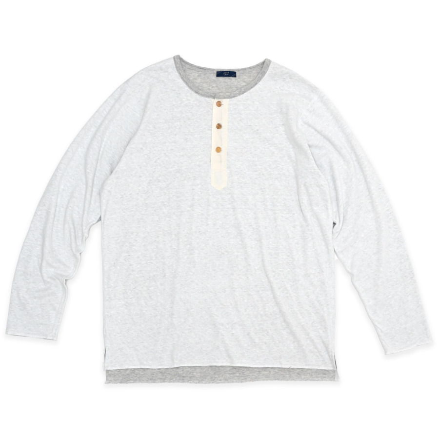 gourmet jeans (HENRY NECK L/S White × Ash) 通販 | SUPPLY TOKYO online store