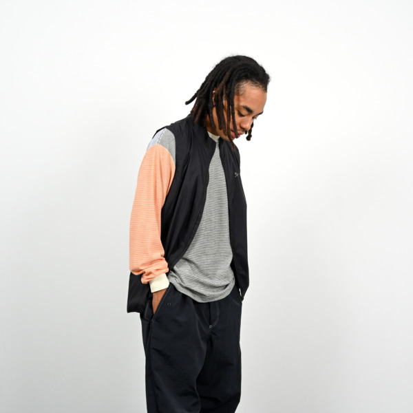 ONC MERINO × SUPPLY /// Extrafine Merino Wool Crazy Panel L/S 2 010