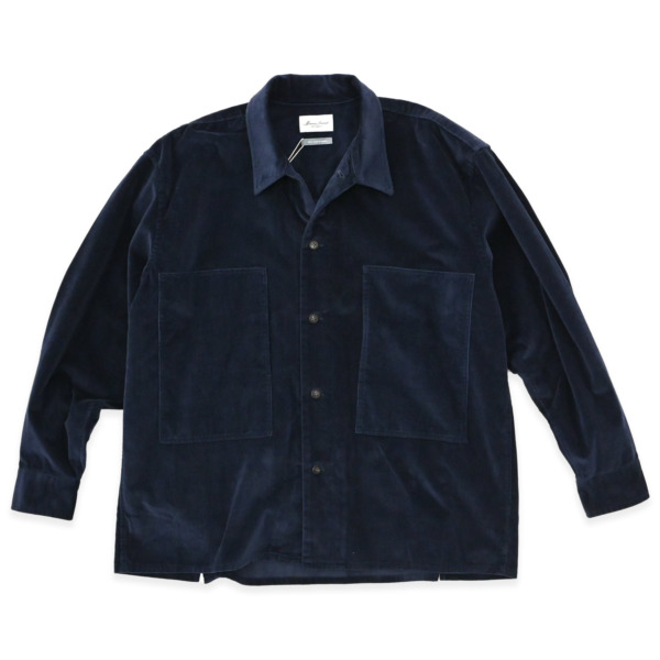 Marvine Pontiak shirt makers /// Side Vents SH Navy Cords 01
